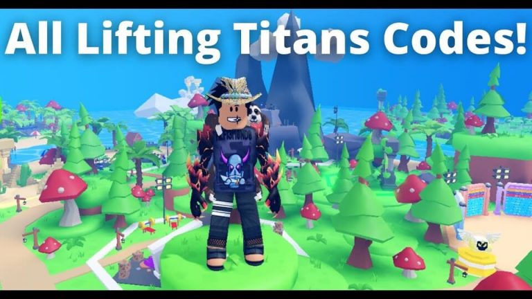 Roblox lifting titans коды