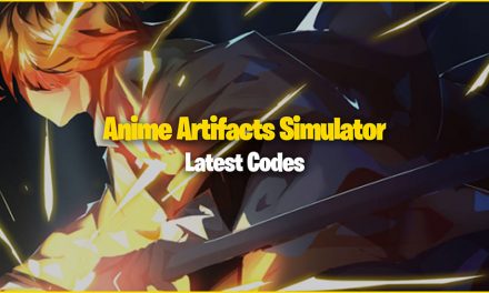 Code Anime Artifacts Simulator Mới Nhất 2024 – Nhập Codes Game Roblox