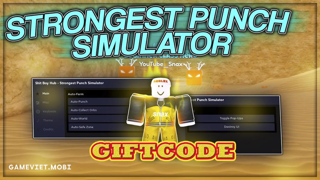 Code Strongest Punch Simulator M i Nh t 2023 Nh p Codes Game Roblox Game Vi t