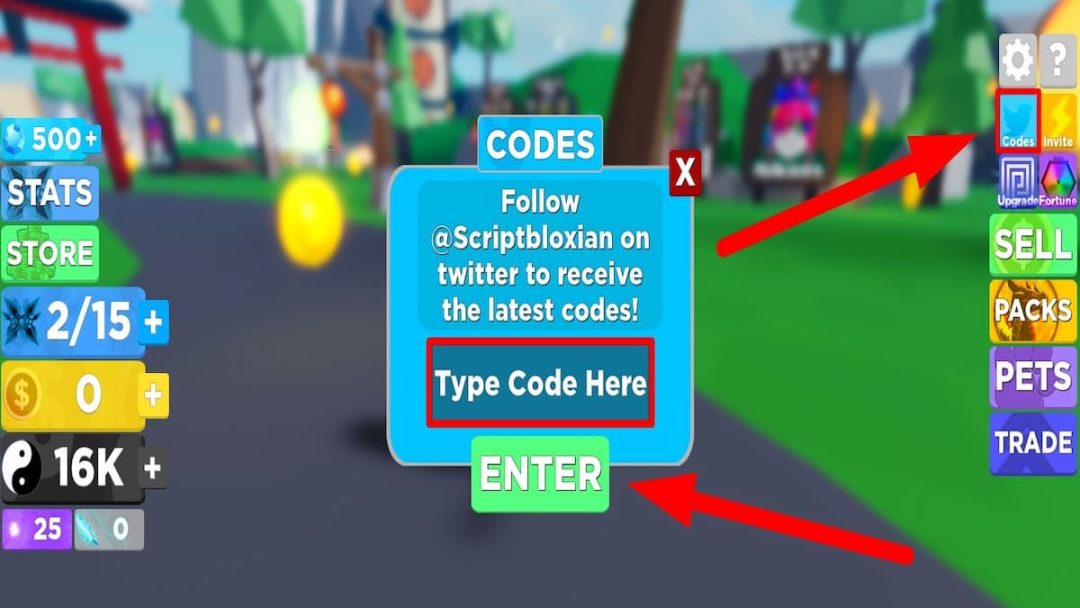 Code Ninja Legends Mới Nhất 2024 Nhập Codes Game Roblox Game Việt